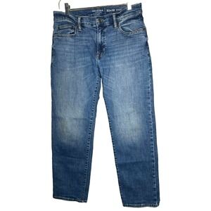 Arizona Jean Co. Slim Straight Flex Jeans Men's 32x29 Medium Wash no distressing